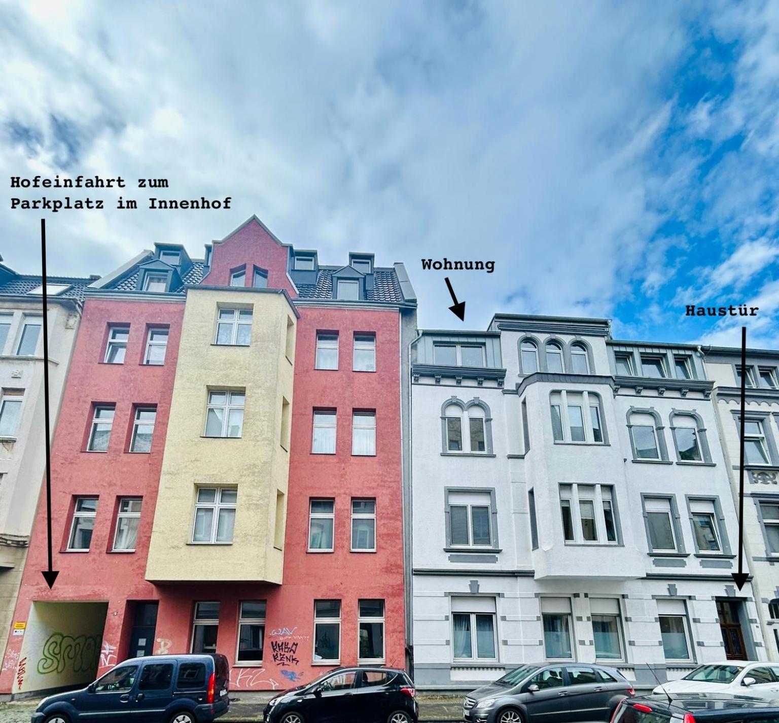 Feelslikehome - Urbane Altbauwohnung Mit Dachterasse& Parkplatz Bochum Ngoại thất bức ảnh